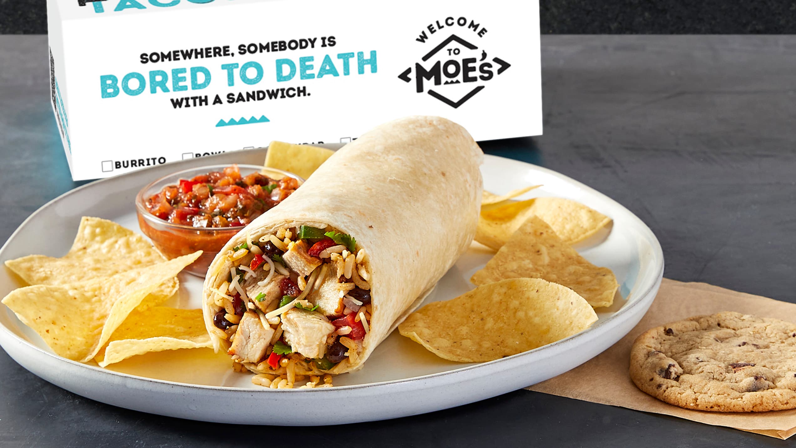 Moe's Burrito Boxes for Catering